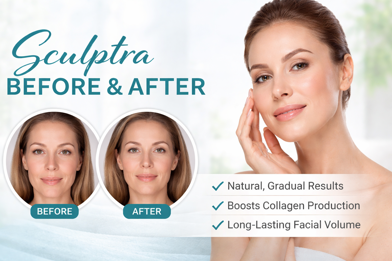 Sculptra before and after